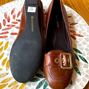 Brown slip on casual shoe.  Brand new.